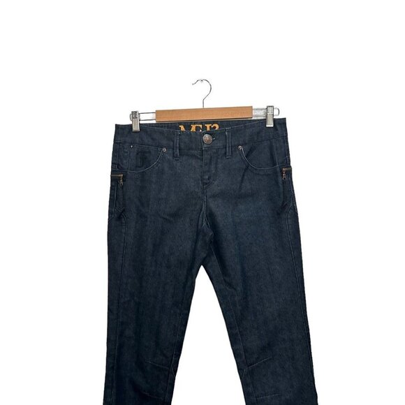 Millard Fillmore Jeans Mid Rise Slim Jeans Dark Wash Skinny Ankl Zip Size 27 - Picture 3 of 13